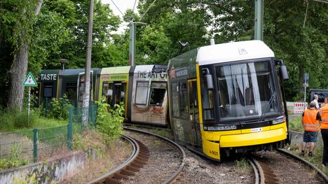 Vakava ratikkaonnettomuus Saksassa 2 Vakava ratikkaonnettomuus Saksassa 1
