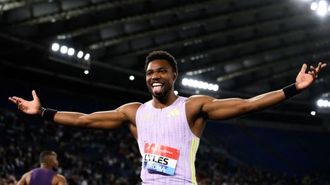 Yleisurheilu: Noah Lyles teki 150 metrin maailmanennätyksen 2 Yleisurheilu: Noah Lyles teki 150 metrin maailmanennätyksen 1