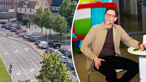 Pikku Kakkonen aiheutti ruuhkaa Hämeenlinnassa 2 Pikku Kakkonen aiheutti ruuhkaa Hämeenlinnassa 1