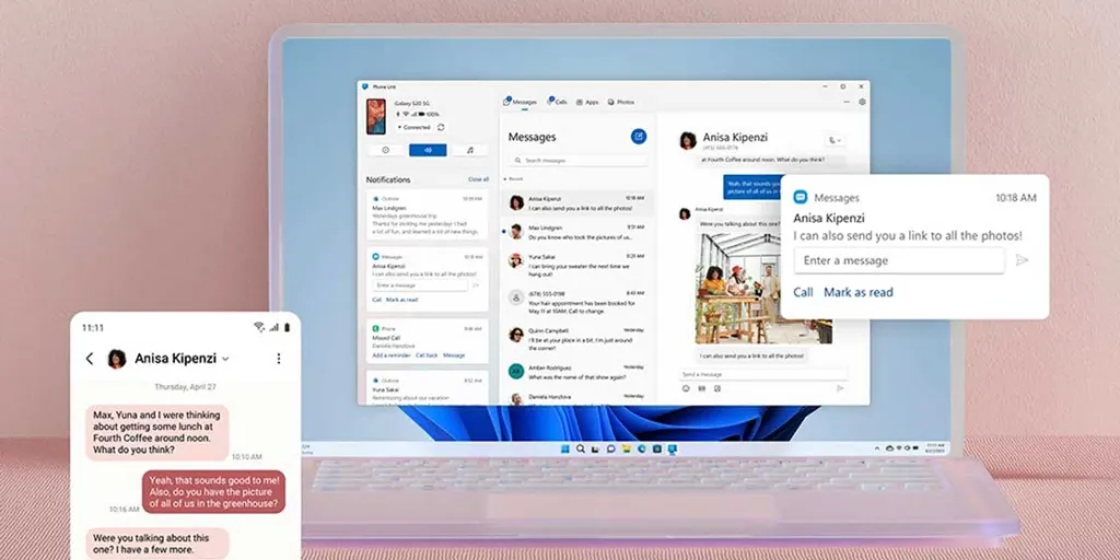 Microsoft yhdistää Android-puhelimet ja Windows 11:n – työn alla useita uudistuksia 1