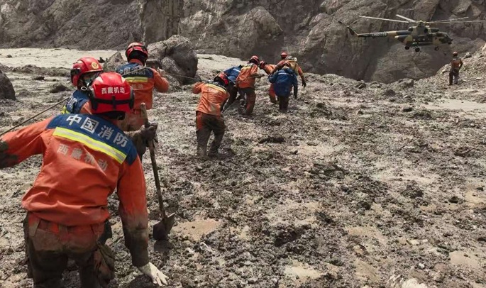 Mudslide rescue efforts intensify in China´s Xizang as death toll rises to 16 2 Mudslide rescue efforts intensify in China´s Xizang as death toll rises to 16 1