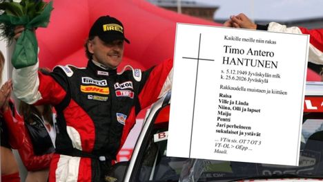Timo Hantunen: Koskettava yksityiskohta kuolinilmoituksessa 2 Timo Hantunen: Koskettava yksityiskohta kuolinilmoituksessa 1