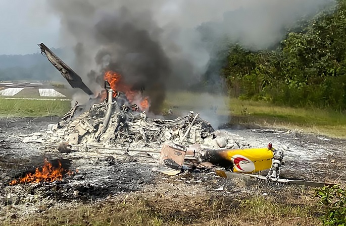 Viisi kuollut helikopterionnettomuudessa Malesian Sarawakissa 1