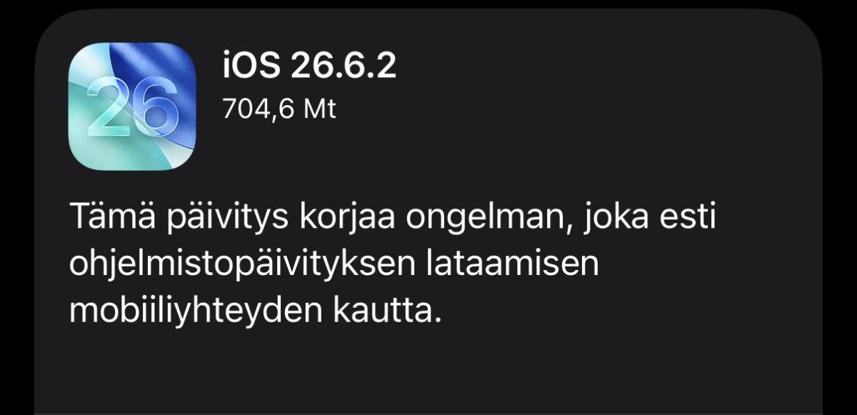 Apple julkaisi iOS- ja iPadOS-päivityksen, joka korjaa latausongelman 1