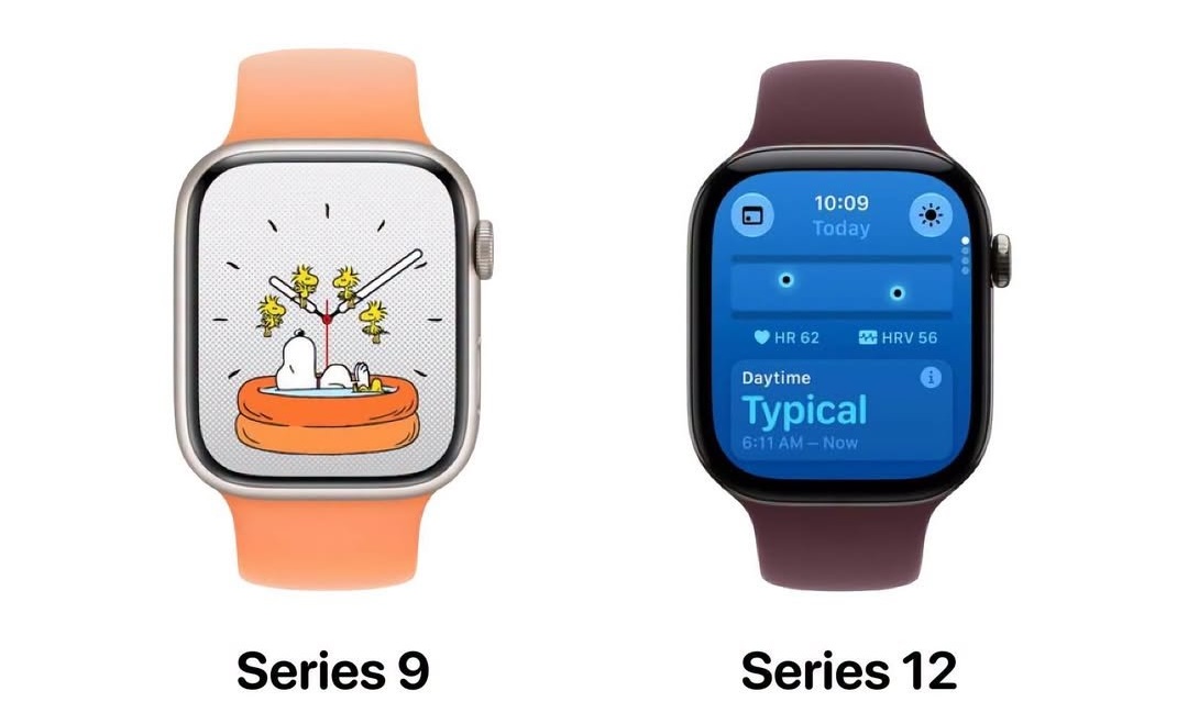 Apple Watch Series 12:n reunukset kasvoivat selvästi – näyttö pysyi samankokoisena 4 Apple Watch Series 12:n reunukset kasvoivat selvästi – näyttö pysyi samankokoisena 3