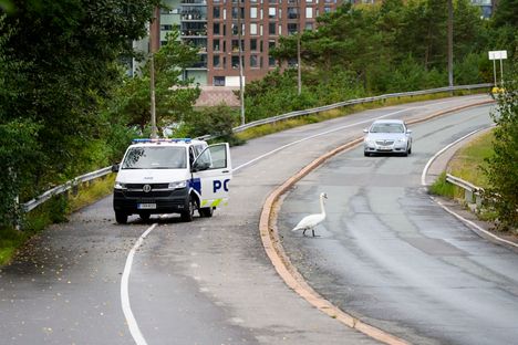 Joutsenelle järjestettiin oma poliisisaattue 5