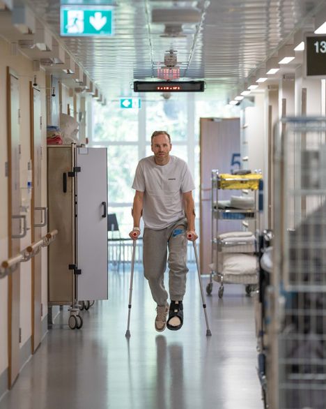 Ministeri Poutala pääsi sairaalasta kotiin 3