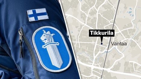 Poliisioperaatio Vantaalla laukausäänten vuoksi 2 Poliisioperaatio Vantaalla laukausäänten vuoksi 1