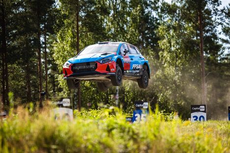 Suomen MM-ralli: Arthur Pelamourgues ja Bastien Pouget selvisivät rajusta ulosajosta ilman vakavia vammoja 1