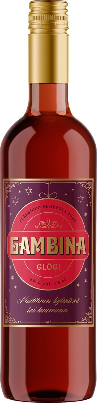 Alkoihin ilmestyi Gambina-glögi 1