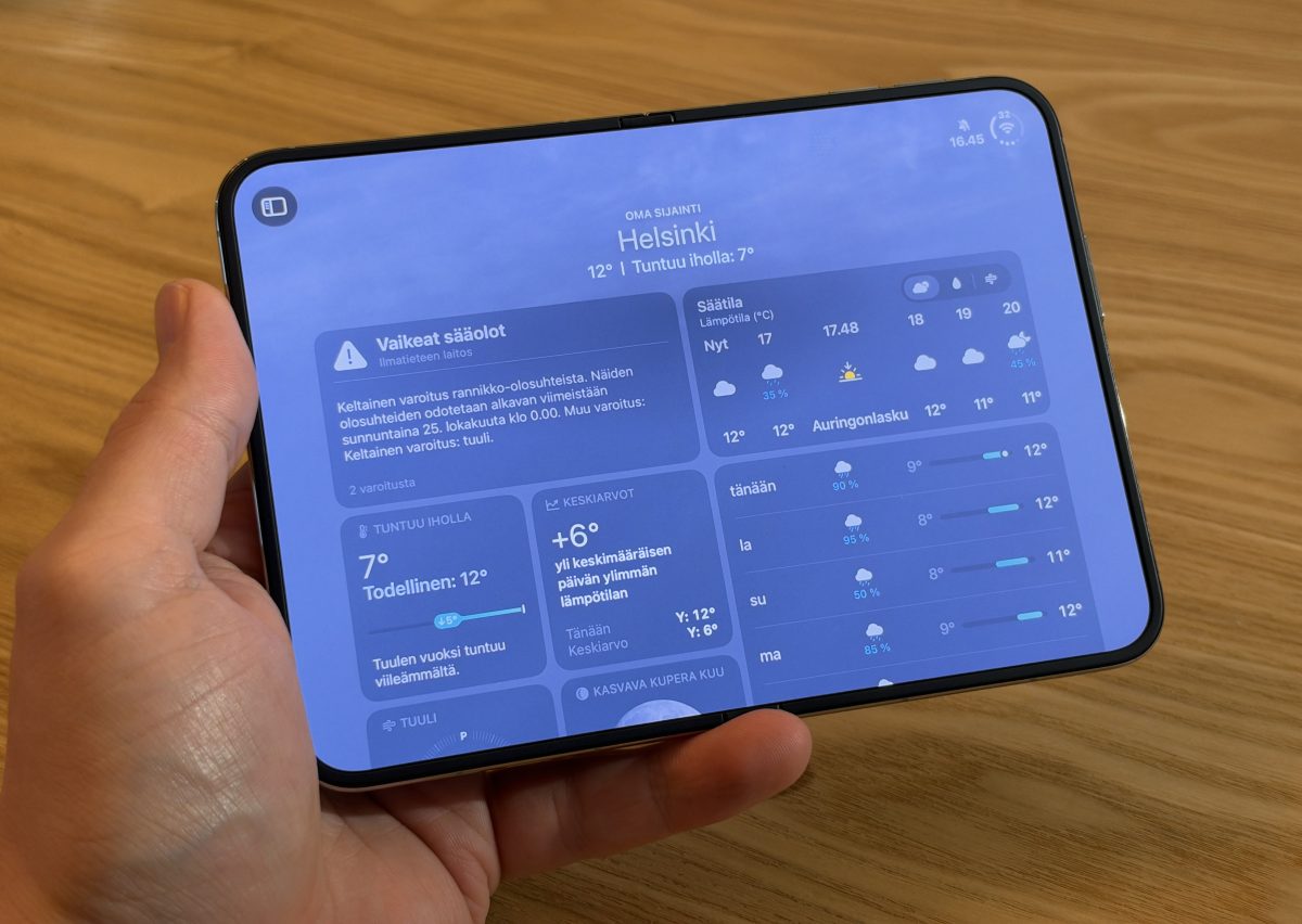 Ensituntumat taittuvasta iPhone Duosta: Applen uutuus on onnistunut mutta vaatii myös uuteen tottumista 24 Ensituntumat taittuvasta iPhone Duosta: Applen uutuus on onnistunut mutta vaatii myös uuteen tottumista 23