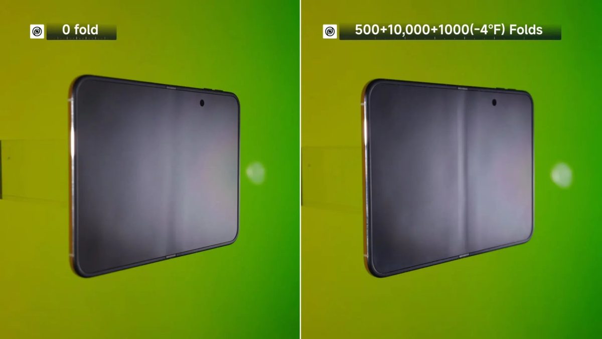 iPhone Duo -laitetta testattu yli 32 000 taitokerran verran: sarana kestää, mutta taitoskohta syvenee 5