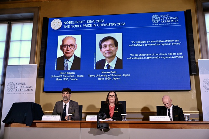 Kagan ja Soai saivat Nobelin kemian palkinnon homokiraalisuuden ratkaisusta 2 Kagan ja Soai saivat Nobelin kemian palkinnon homokiraalisuuden ratkaisusta 1