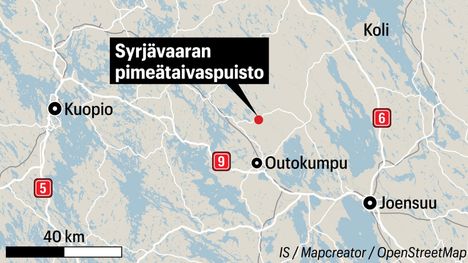 Syrjävaara valittiin yhdeksi Euroopan parhaista tähtitaivaskohteista 8 Syrjävaara valittiin yhdeksi Euroopan parhaista tähtitaivaskohteista 7