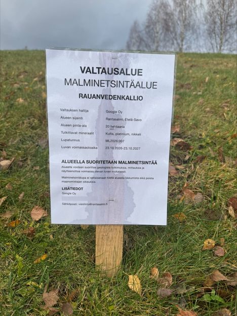 Rantasalmelle ilmestyi outoja kylttejä "Googlelta" 4 Rantasalmelle ilmestyi outoja kylttejä "Googlelta" 3