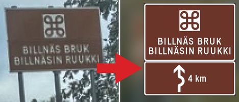 Ruukkikylän yrittäjät joutuivat keskelle erikoista kylttikiistaa 3