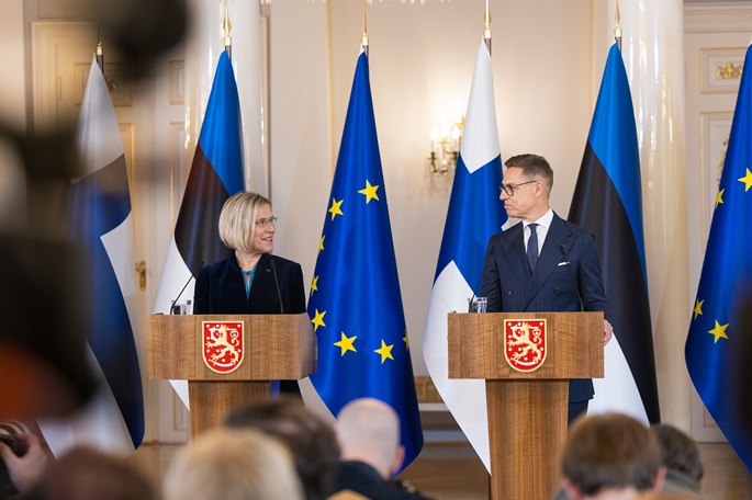Stubb ja Madise keskustelivat Helsingissä kahdenvälisistä suhteista ja Euroopan puolustuksesta 2 Stubb ja Madise keskustelivat Helsingissä kahdenvälisistä suhteista ja Euroopan puolustuksesta 1
